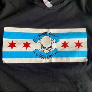 Chicago Roller Derby Windy City Rollers Tee